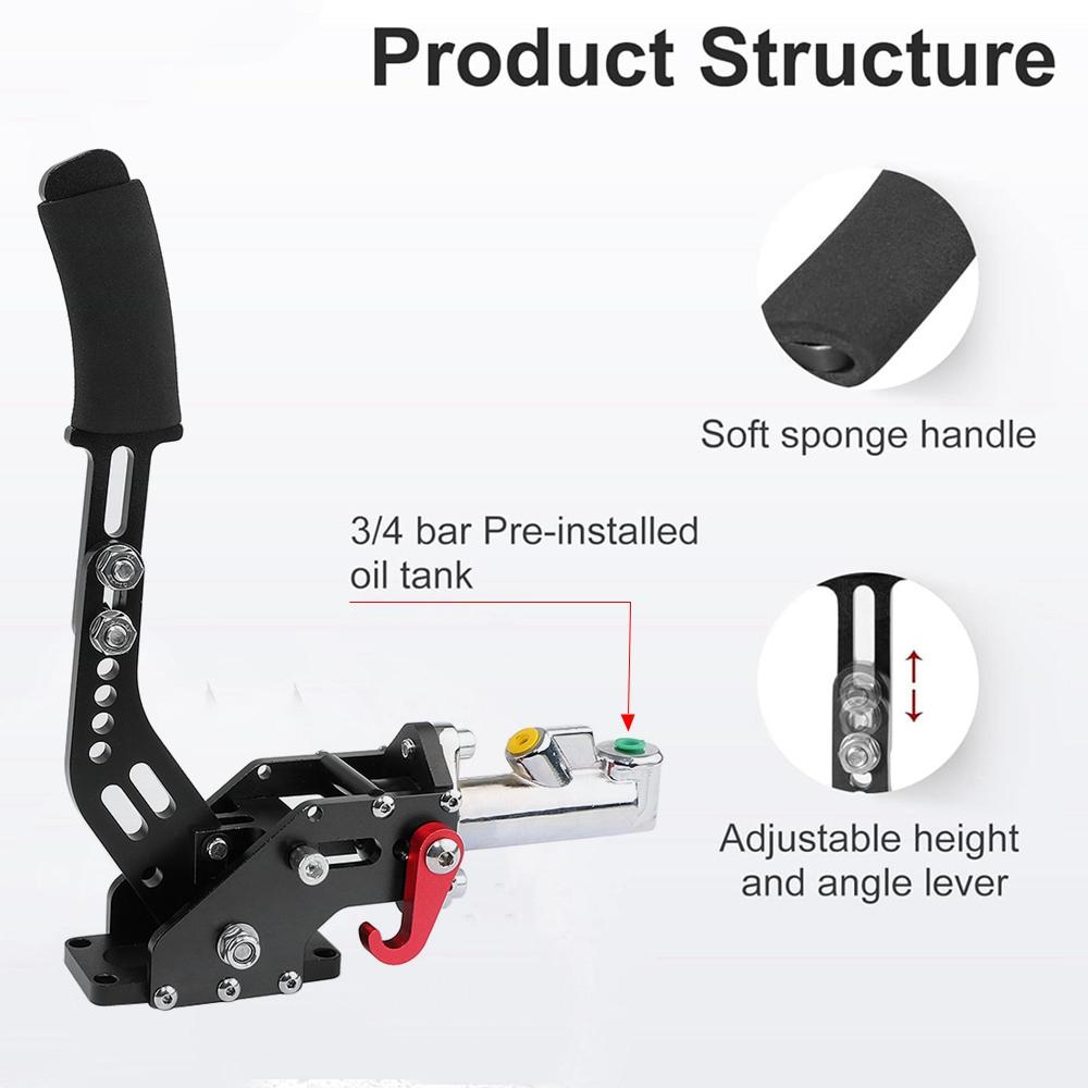 Универсальный гоночный гидравлический ручной тормоз Drift E-Brake Handbrake Handle Parking Emergency Brake Gear Brake