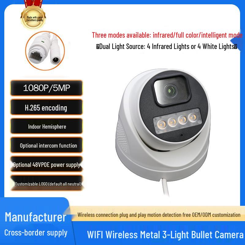 HD 1080P Indoor Hemispherical Camera Set: Hot-Selling Product!