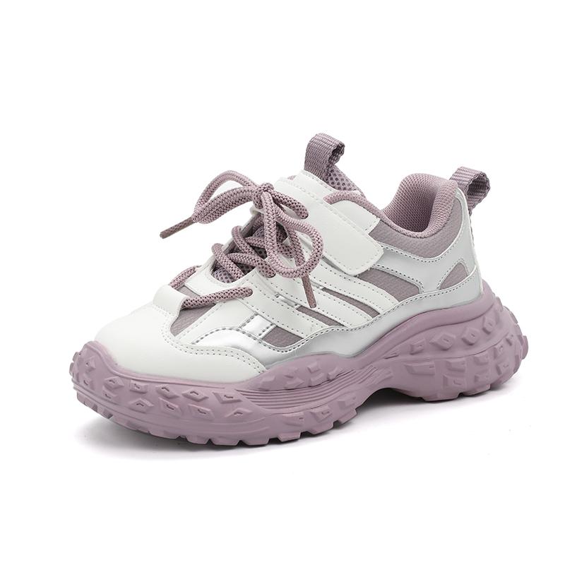 Детская мода Четыре сезона Дышащая Повседневная обувь Детские Беговые сандалии Студенческие Девочки Трендовые Удобные Кроссовки для спортзала