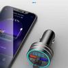 Автомобильный FM-трансмиттер вспомогательный модулятор Bluetooth-соединение динамик автомобильный комплект mp3-плеер адаптер с быстрой зарядкой 5 В / 2 А