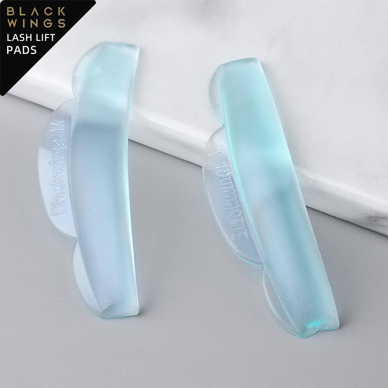 BLACKWINGS 5 пар силиконовых подушечек для завивки ресниц, подушечки для завивки ресниц, с таблицей размеров, гипоаллергенные многоразовые аксессуары