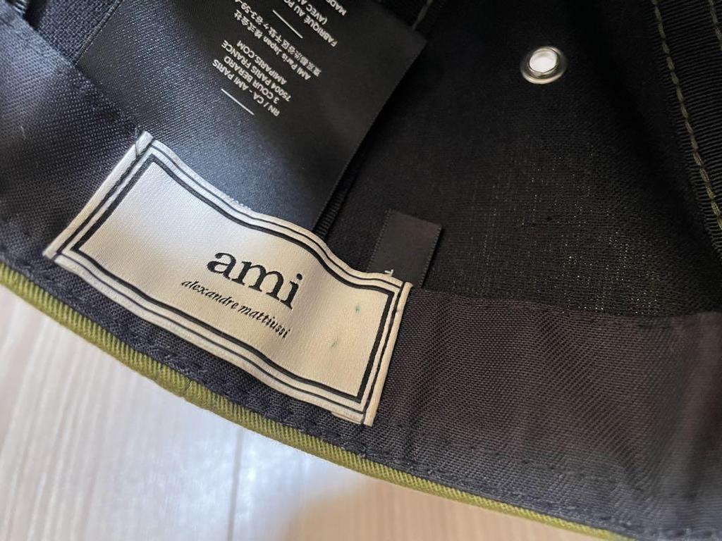 [USED] AMI Alexandre Mattiussi Khaki Cap