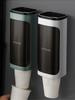 Household Disposable Cup Holder Water Dispenser Storage Paper Cup Rack Space-Saving Taker Automatic Cup Dropper Organizer