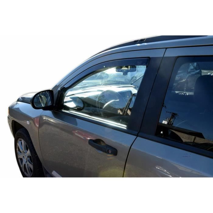 J&J AUTOMOTIVE | Heko Deflecteurs d'air Déflecteurs de Vent Pour Jeep Compass 2007-2017