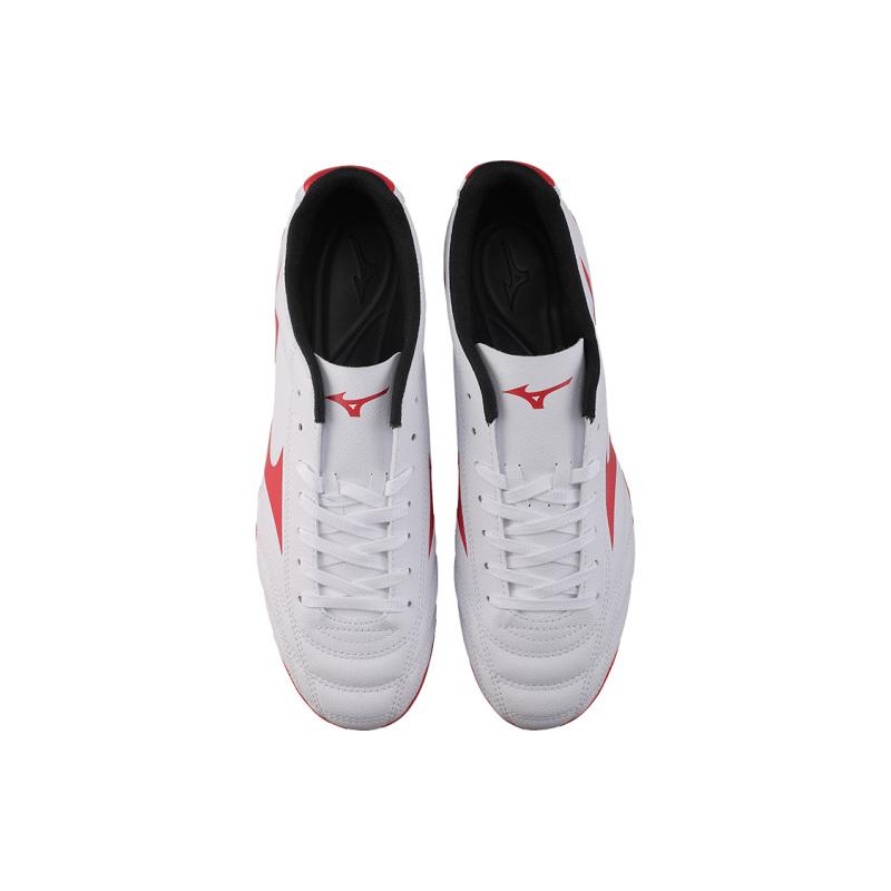 Mizuno Potrero Wide Ag Короткие Шипы Футбольные Бутсы Бело-Красные Кроссовки P1GA189262