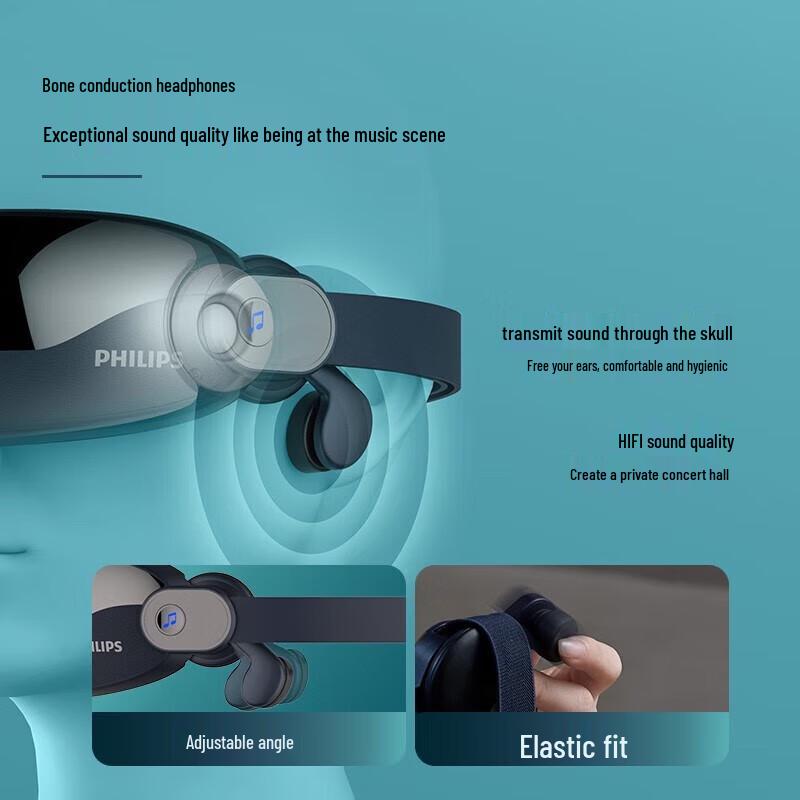 Philips Умный массажер для глаз PPM7102E вилка CN (адаптер в комплекте)