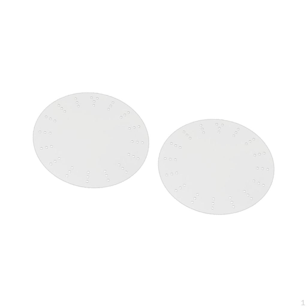 2 прозрачных шаблона венков для самостоятельного изготовления цветочных изделий