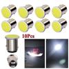 10Pcs LED COB Turn Signal Bulb 12V 1156 BA15S 1157 BAY15D LED Bulbs Car Brake Turn Light 180LM Auto Reverse Parking Brake Light