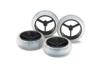 Tamiya Mini 4WD Special Edition Super Carbon Reinforced Large Diameter Narrow Wheels Soft Barrel Tires 95420 Item X/XX