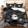 Quilt Cover Three-Piece Sun And Moon Simple Wind Bedding Digital Printing Kit