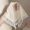 Retro Lace  Headband Print Hair Scarf  Triangle Headscarf  Hair Bands for Womens Girl Fashion Sweet Kerchief