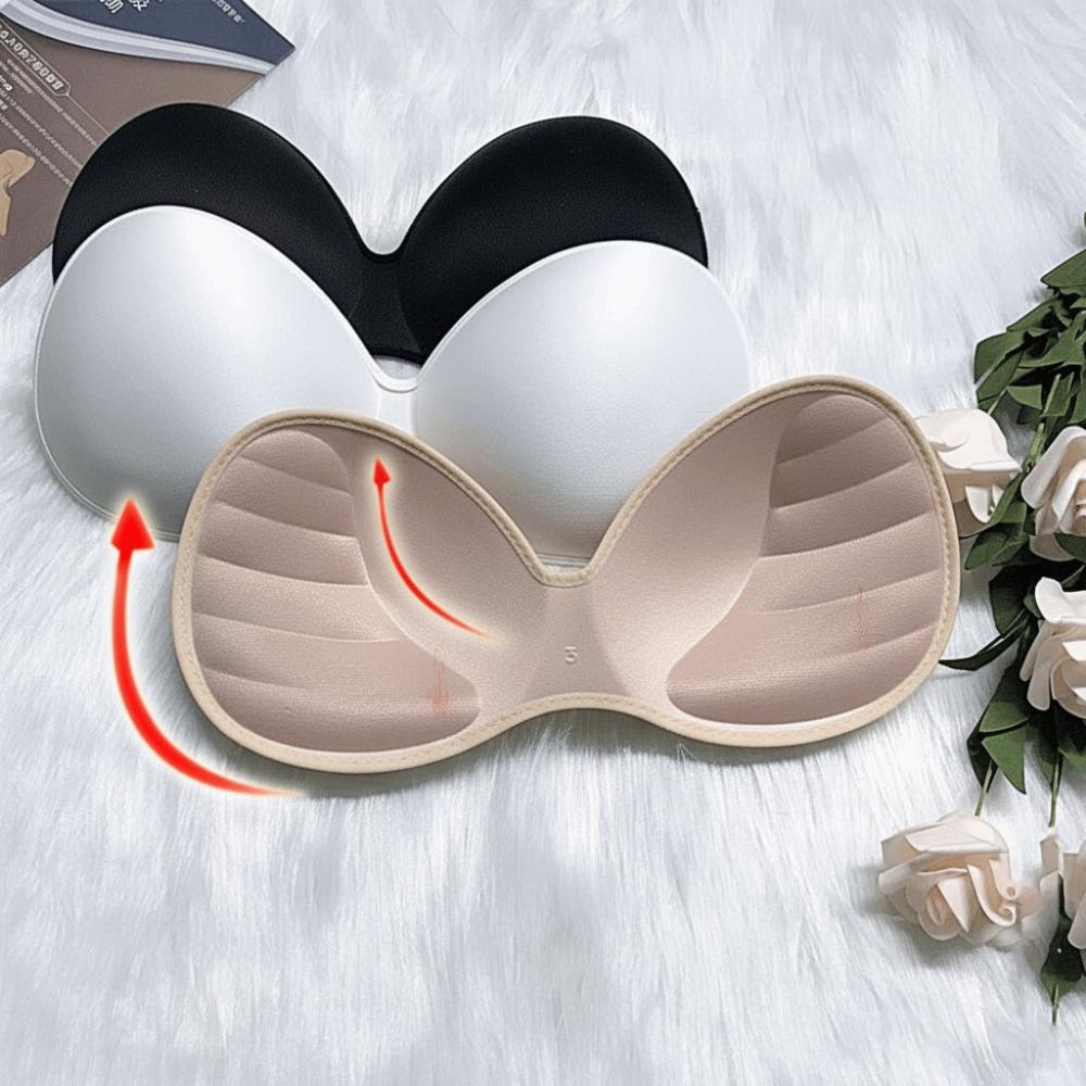 Thick Push Up Bra Pads Breathable Sponge Padded High Quality One-piece Chest Pad  Women