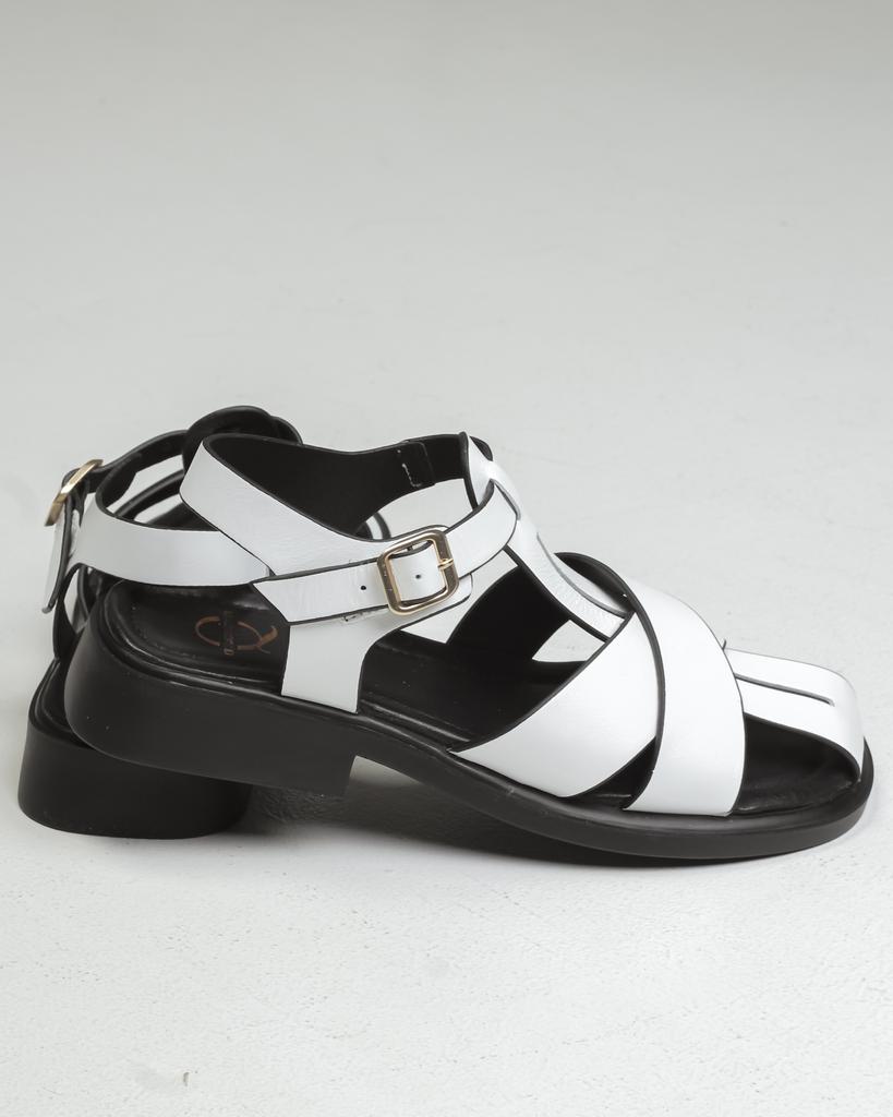 Босоножки женские Aquamarin 3595 36 белые кожа