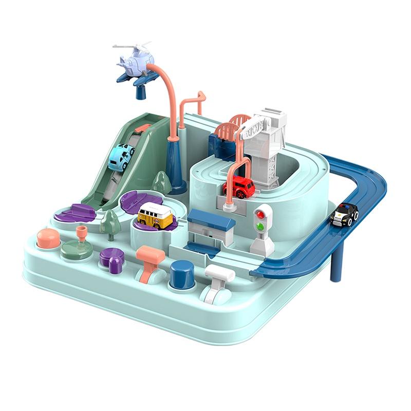 Exciting Racing Rail Race Car Adventure Train Track Toy Safe Eye-catching Various Challenges