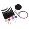 Circular Knitting Needle Set Interchangeable Needles Set with Storage Bag for Crafting Weaving Proje