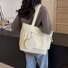 Large Capacity Student Tote Bag Simple Shopping Handbag Women's Shoulder Bag Student Class