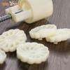 6 шт./набор формочек для лунного пряника в форме цветка 50 г DIY ручная форма для лунного пряника из помадки пластиковый пресс-форма для печенья инструмент для выпечки