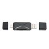 3-в-1 USB-ридер карт памяти USB C USB 3.0 Портативный USB-ридер карт памяти с 3 разъемами