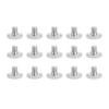 15PCS Silver Trumpet Replacement Screws Metal Instrument Accessory Screws  For Trumpet