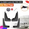 Car 4pcs Mudflap Mudguards For BMW 3 Series E46 1998~2005 Splash Guard Front Rear Fender Anti-splash Car Accessories Mud Flaps
