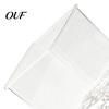 Square Acrylic Phalaenopsis Pot Plant Pot, Clear Orchid Planter with Drainage Holes Transparent Indoor Flower And Saucer, Breathable for Oncidium