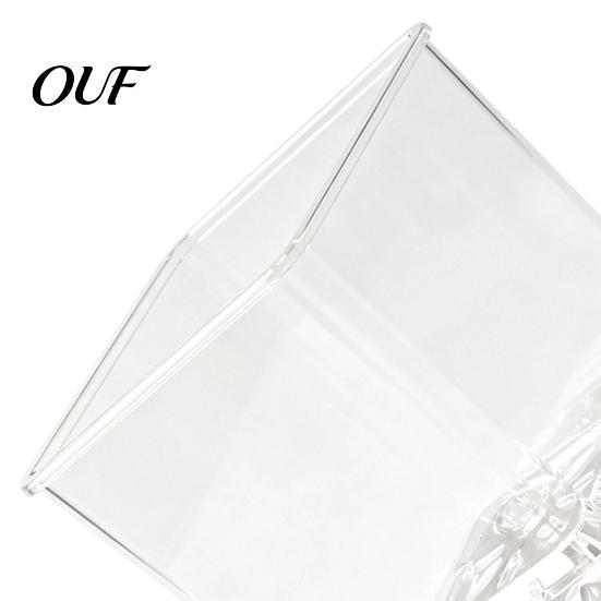 Square Acrylic Phalaenopsis Pot Plant Pot, Clear Orchid Planter with Drainage Holes Transparent Indoor Flower And Saucer, Breathable for Oncidium