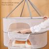 1/2/3-слойная подвесная сетчатая сушильная корзина U-образная конструкция на молнии для еды, рыбы, одежды, подвесная сетка для сушки, уличная складная подвесная сетчатая сушилка