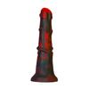 Dragon Dildo Zirg 22 X 5cm Black-Red - MONSTERED - Unusual Dildos