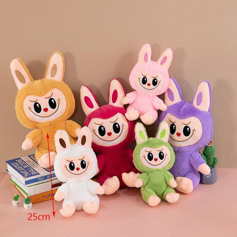 1 шт. аниме периферийное украшение ручной работы на стол 25 см игрушка лабубу милые плюшевые куклы модель для детей игрушки подарки