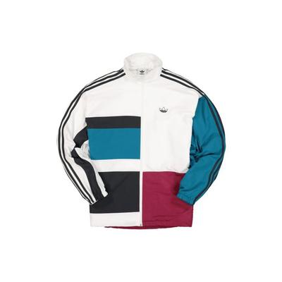 Originals Spirit Oversized Лоскутная спортивная куртка Мужские куртки Белые многоцветные ED6242