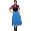 ChicFlow Halloween Costume Anna Little Sister Princess Princess Party Suit, Elsa's Anna-Style Dress, Gown, Women's, Dress-Up, Role-Play, Costume,