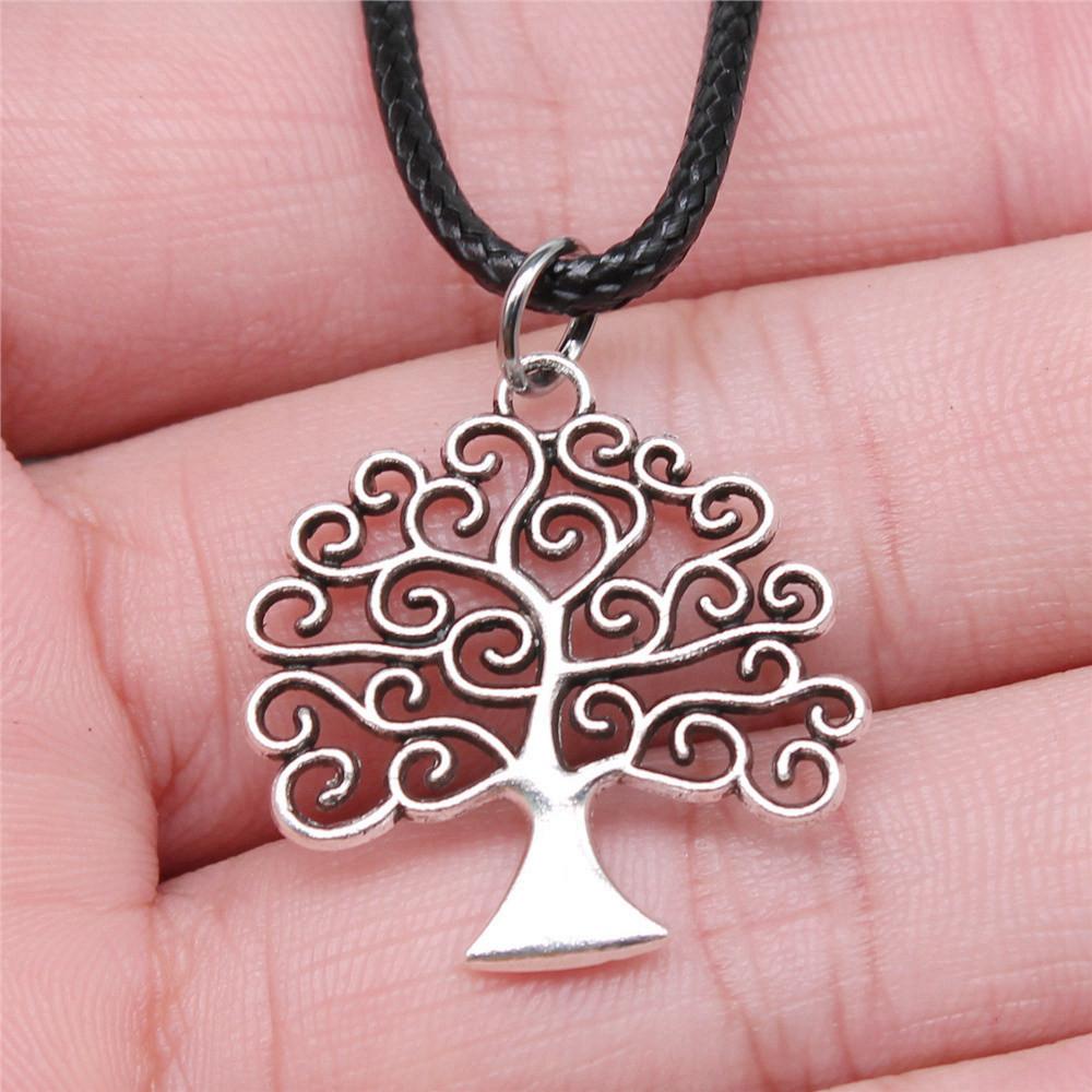 Креативное кожаное ожерелье-цепочка с металлическим кулоном в виде листа и цветка для женщин - Идеально для Дня святого Валентина