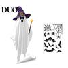 Seasonal Party Supplies Halloween Ghost Glass Sticker, Cartoon Static Window Cling for Accessories Parties, Waterproof Decoration Decal