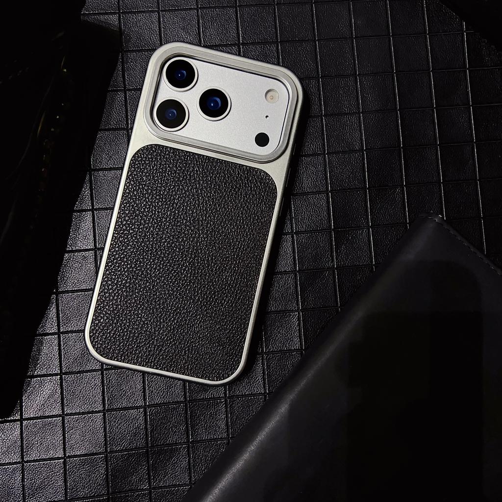 Премиальный чехол из ПУ кожи Ltchi для iPhone 17 Air 16 15 14 Plus 13 Pro Max Матовый бампер с покрытием Мягкая деловая крышка