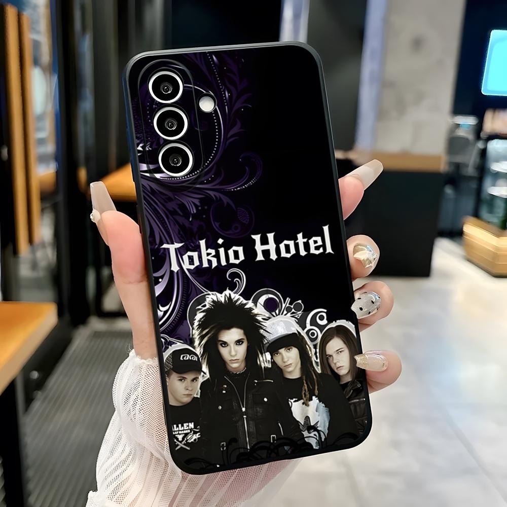 Чехол для телефона с ремешком T-Tokio Hotel для Samsung S26 S25 Plus S20 S20 Plus S22 Ultra S23 FE S21 Plus S21 Ultra Мягкий чехол