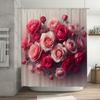 3D Розовая Роза Шторка для душа | Элегантный и Романтичный Декор для ванной комнаты