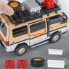ydcp10 1:24 Mitsubishi Delica MPV Alloy Car Model Diecast Metal Classic Commercial Vehicles Car Model Sound and Light Children Toy Gift