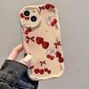 Cherry Bowknot Phone Case for iPhone 17 Pro Max/16/15/14/13 Pro