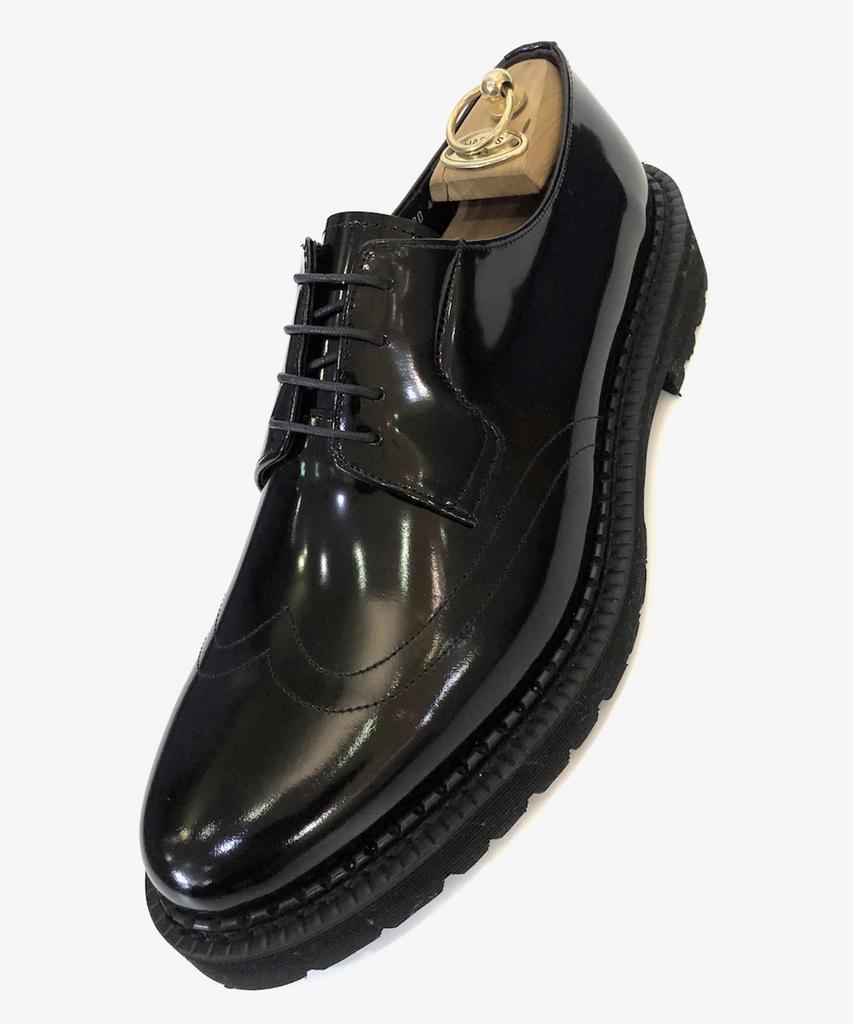 Joenshoe Dignity Wingtip Work Boots Black