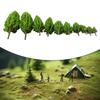 Pine Model Trees For Train Railroad Diorama Wargame Park Landscape Scenery New