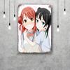 Love Live Школьный идол Проект Японское Аниме Ретро Винтажный Жестяной Знак Постер Декоративная Табличка Металлическая Пластина Настенный Декор