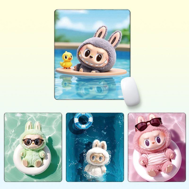Милый коврик для мыши, Мультяшная подставка для запястья для офиса, Коврик для компьютерной клавиатуры, Моющийся коврик для мыши