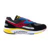 Saucony Aya Classic Vintage Fabric Cushioning Moisture Wicking Low top Running Shoes Men's Black Yellow Red S70516-1