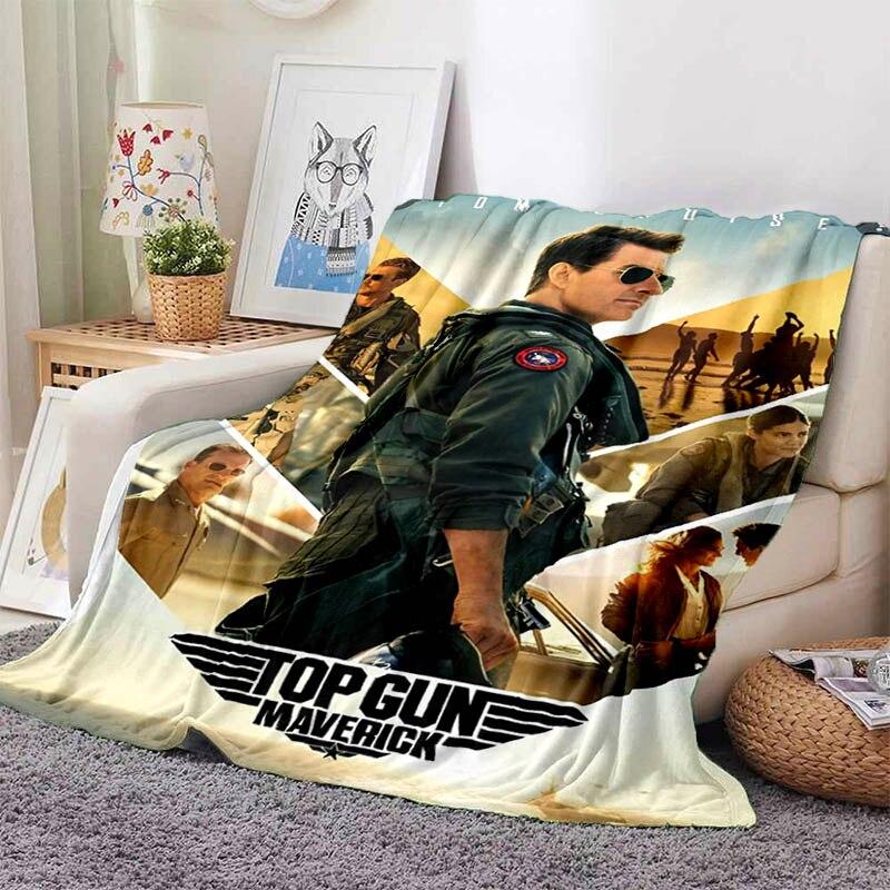 Классический фильм Top Gun Плед Детский теплый и красивый плед Мягкий и удобный плед Подарок на день рождения