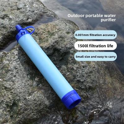 Портативная соломинка для выживания, фильтр для воды, аварийный персональный очиститель воды для походов, кемпинга, аксессуары для выживания, фильтрация