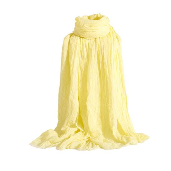 Женский шарф-шаль однотонный мягкий тканевый шарф тонкая дышащая шаль универсальный зимний уличный аксессуар