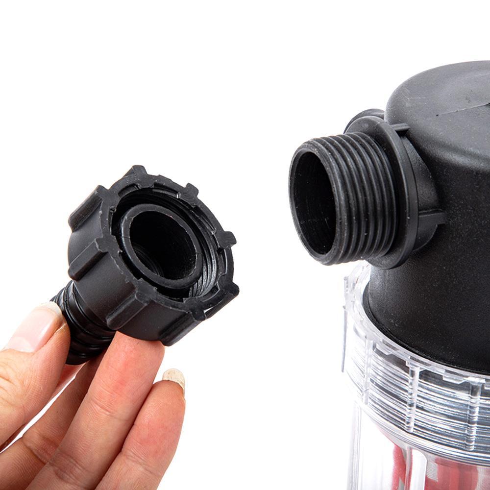 Transparent 50 Mesh Fine Filtration Water Filter with 20mm 25mm Barbed Agriculture Tools Garden Irrigation Filter 1Pcs