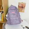 Schoolbag Korean version schoolbag for female junior high school students Large capacity fresh and cute backpack for middle school students High 