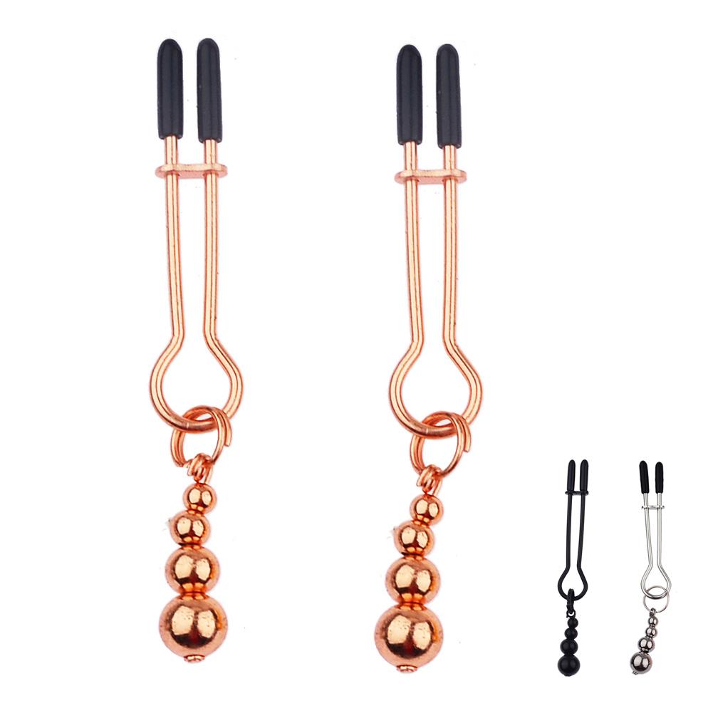 Nipple Clamps Adult Sex Toys with Gourd Weights Non Piercing Breast Clip Body Jewelry Passion Sex Pruducts for Couples
