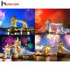 HUACAN Алмазная картина Фейерверк Мост 5D DIY Алмазная вышивка Мозаика Изображение Горный хрусталь